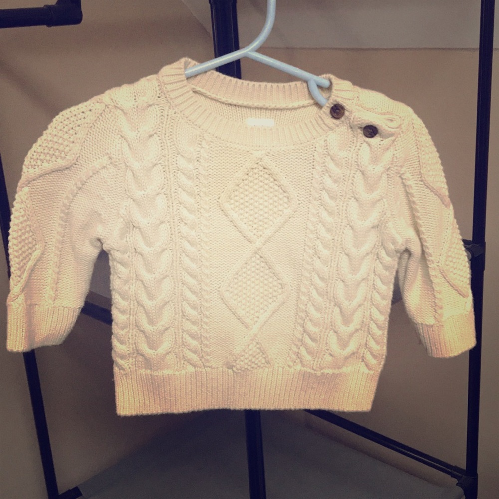 Baby gap classic cream knit